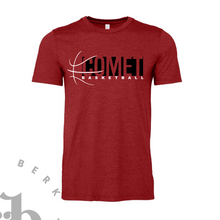 Load image into Gallery viewer, RTS / Simple Comet Basketball Tee, red