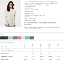Load image into Gallery viewer, RTS / Comets Pennant Repeating, tunic crewneck