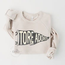 Load image into Gallery viewer, MTO / Retro Flag Mascot Sweatshirt, toreadors