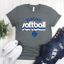 Load image into Gallery viewer, MTO / Retro Bluejay Softball, tees+tanks