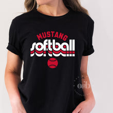 Load image into Gallery viewer, MTO / Retro Mustang Softball, tees+tanks