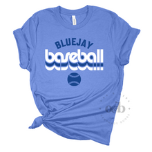 Load image into Gallery viewer, MTO / Retro Bluejay Baseball, tees+tanks