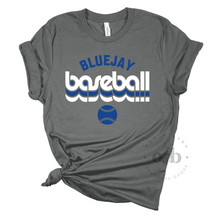 Load image into Gallery viewer, MTO / Retro Bluejay Baseball, tees+tanks