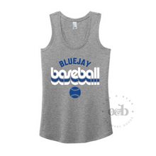 Load image into Gallery viewer, MTO / Retro Bluejay Baseball, tees+tanks