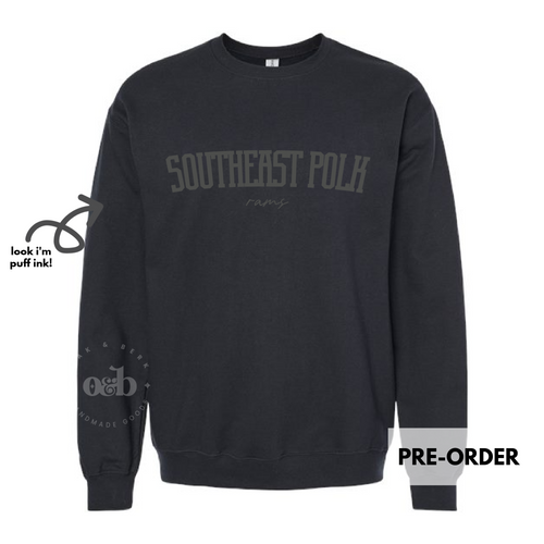 PRE-ORDER / Southeast Polk Rams PUFF, youth + adult