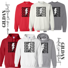 Load image into Gallery viewer, MTO / Comet Volleyball, youth+adult sweatshirts