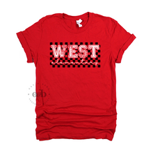 Load image into Gallery viewer, MTO / West Elementary, distressed checkered