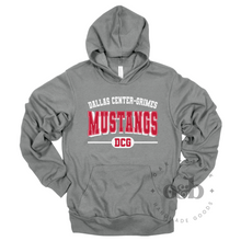 Load image into Gallery viewer, RTS / Varsity DCG Mustangs, hoodie