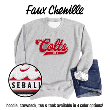 Load image into Gallery viewer, MTO / Colts Faux Chenille Patch, DCG {adult}