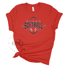 Load image into Gallery viewer, MTO / ADM Tiger Softball Diamond, tees+tanks