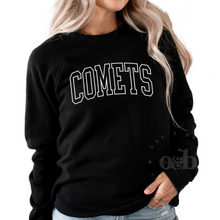 Load image into Gallery viewer, MTO / Simple Comet Outline, tees+sweatshirts adult