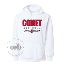 Load image into Gallery viewer, MTO / Comet Softball Laces, performance hoodie