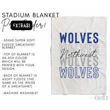 Load image into Gallery viewer, RTS | Northwest Stadium Blanket