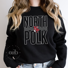 Load image into Gallery viewer, MTO / North Polk Outline, adult crewneck