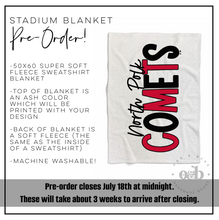 Load image into Gallery viewer, RTS | North Polk Stadium Blanket