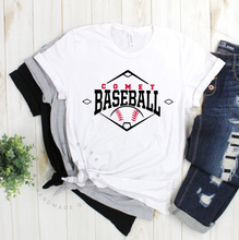 Load image into Gallery viewer, MTO / Comet Baseball Diamond, tees+tanks