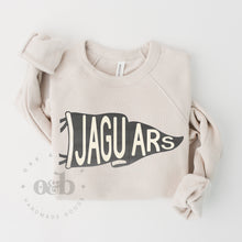 Load image into Gallery viewer, MTO / Retro Flag Mascot Sweatshirt, jaguars