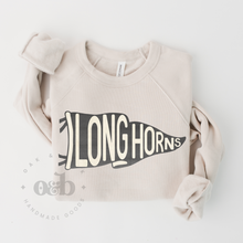 Load image into Gallery viewer, MTO / Retro Flag Mascot Sweatshirt, longhorns