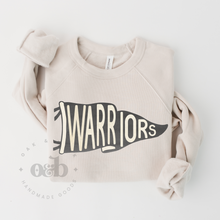Load image into Gallery viewer, MTO / Retro Flag Mascot Sweatshirt, warriors