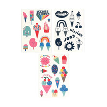 Load image into Gallery viewer, RTS / Temporary Tattoo, Ice Cream Party