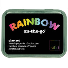 Load image into Gallery viewer, RTS / Rainbow On-the-Go Kids Travel Art Set