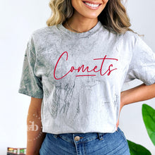 Load image into Gallery viewer, RTS / Comets Script, red lettering