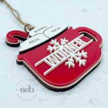 Load image into Gallery viewer, MTO / Hot Cocoa Personalized Ornaments