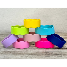 Load image into Gallery viewer, Engraved Silicone Bands - WAVY edge