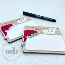 Load image into Gallery viewer, RTS / Dry Erase Message from Elf