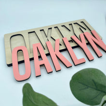 Load image into Gallery viewer, MTO / Wood Name Puzzles