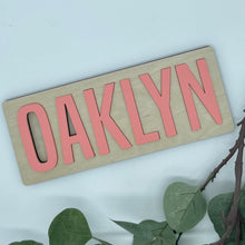 Load image into Gallery viewer, MTO / Wood Name Puzzles