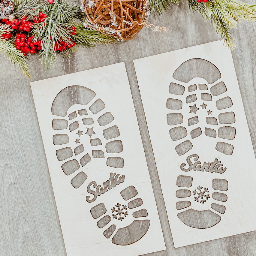 Santa boot print