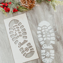 Load image into Gallery viewer, Santa Footprint Stencil