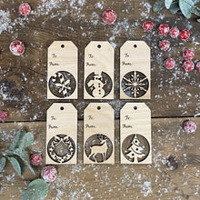 Load image into Gallery viewer, Wooden Gift Tags - Set of 6