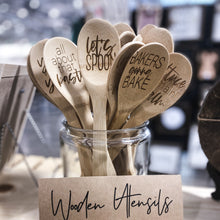 Load image into Gallery viewer, Engraved Wooden Utensils