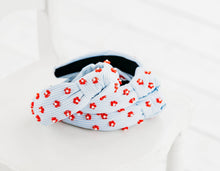 Load image into Gallery viewer, RTS / Beaded Headband - Pinstripe Poppies