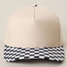 Load image into Gallery viewer, RTS / North Polk Checkerboard Brim Trucker Hat