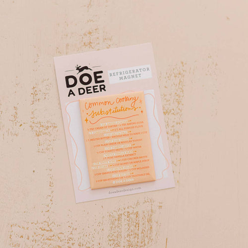 Common Cooking Substitutions Magnet