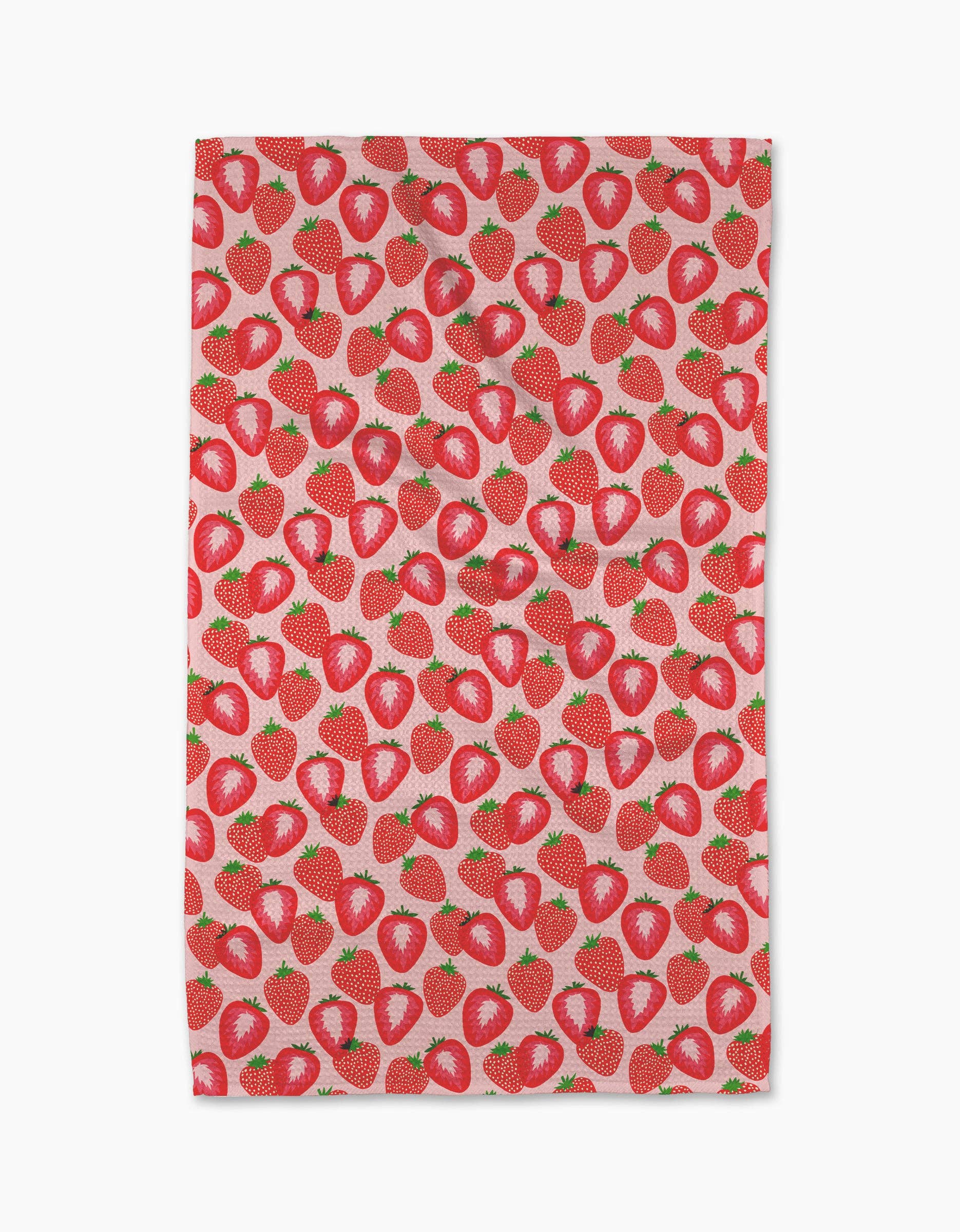Geometry / So Many Strawberries Tea Towel