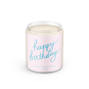 RTS / Happy Birthday - 8 oz Soy Candle