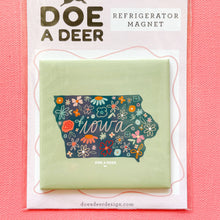 Load image into Gallery viewer, Iowa Floral Magnet