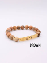 Load image into Gallery viewer, RTS / MOM Stone Stretch Bracelet: Pink