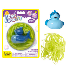 Load image into Gallery viewer, RTS / Bathtime Soap Noodles: Puddles the Kitty