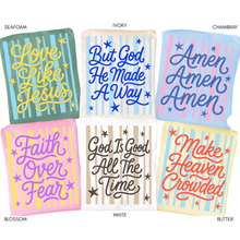 Load image into Gallery viewer, MTO / Striped Christian Tees, comfort colors