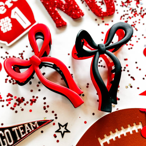 RTS / Two-Toned Bow Claw Clip