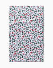 Load image into Gallery viewer, RTS / Christmas Holly Tea Towel