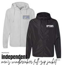 Load image into Gallery viewer, MTO / Options Academy, independent windbreaker