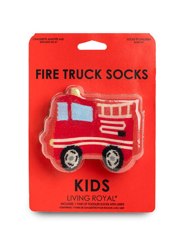 RTS / 3D Packaged Socks Kids - Fire Truck