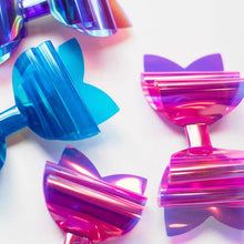Load image into Gallery viewer, RTS / JELLIES Waterproof Pool Bow - Holographic Purple