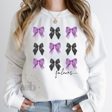 Load image into Gallery viewer, MTO / Falcons Coquette Bows, adult